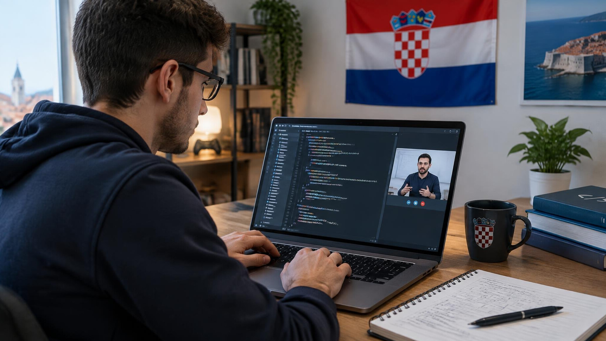 croatian programmer coding